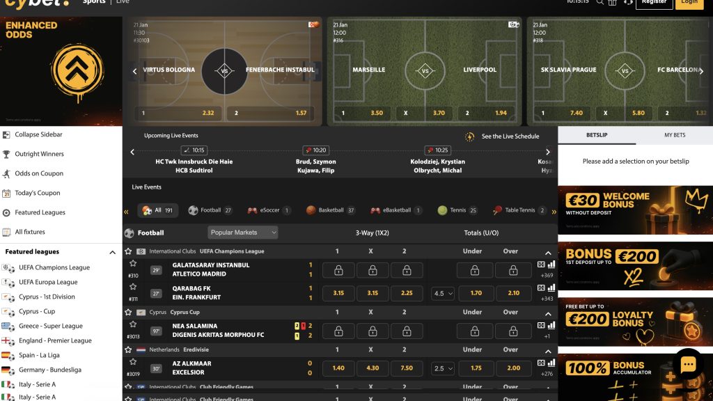 Cybet Crypto Betting Site