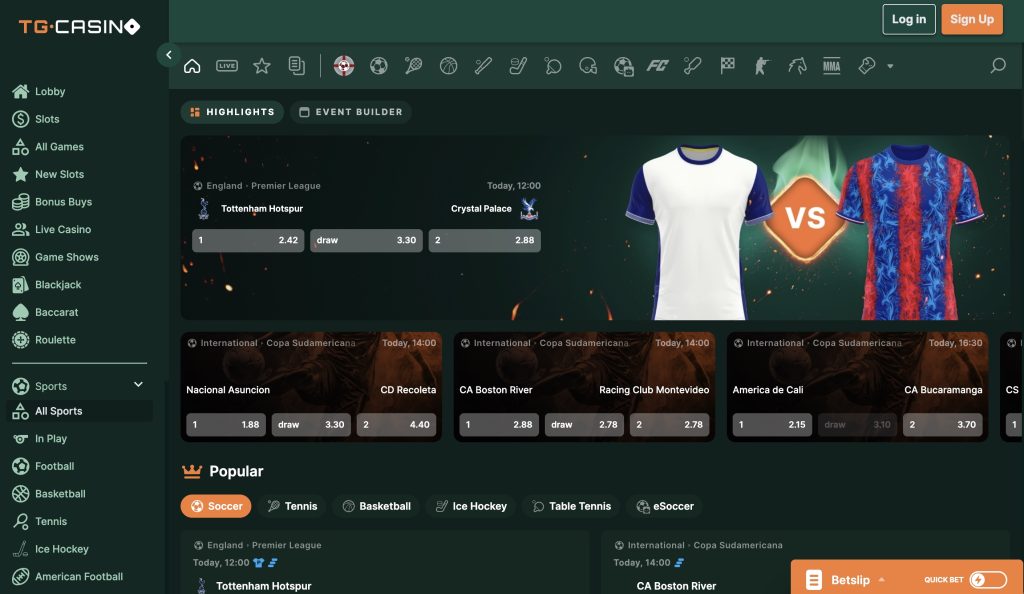 TG Casino Sportsbook